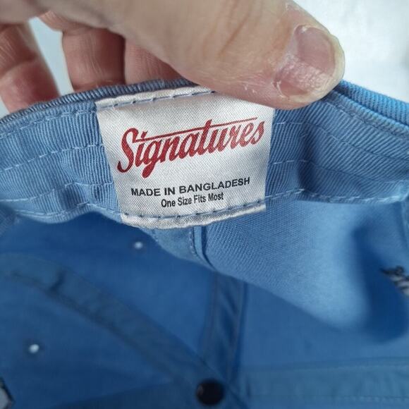 North Carolina Tar Heels Hat UNC Adjustable Strapback Sports Signatures Dad Cap - Picture 8 of 9